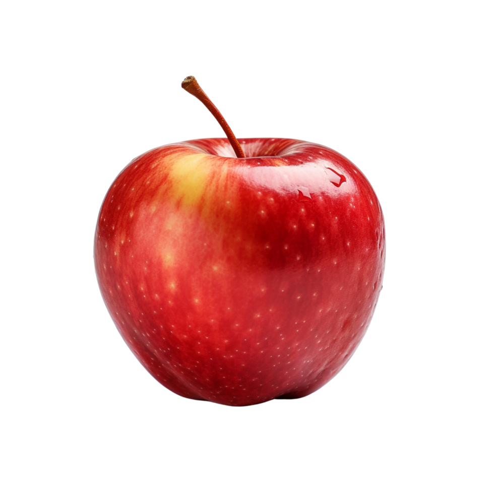 AI generated Red apple clip art png