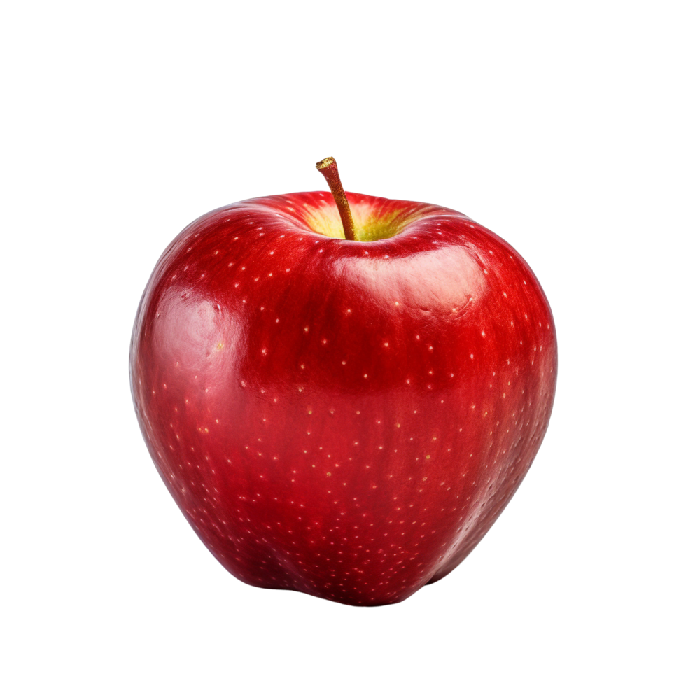 AI generated Red apple clip art png