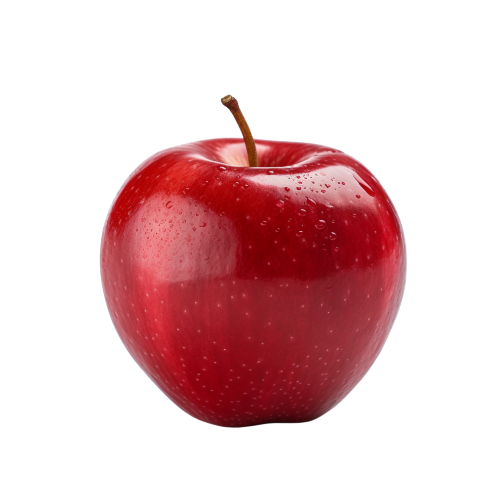 AI generated Red apple clip art png