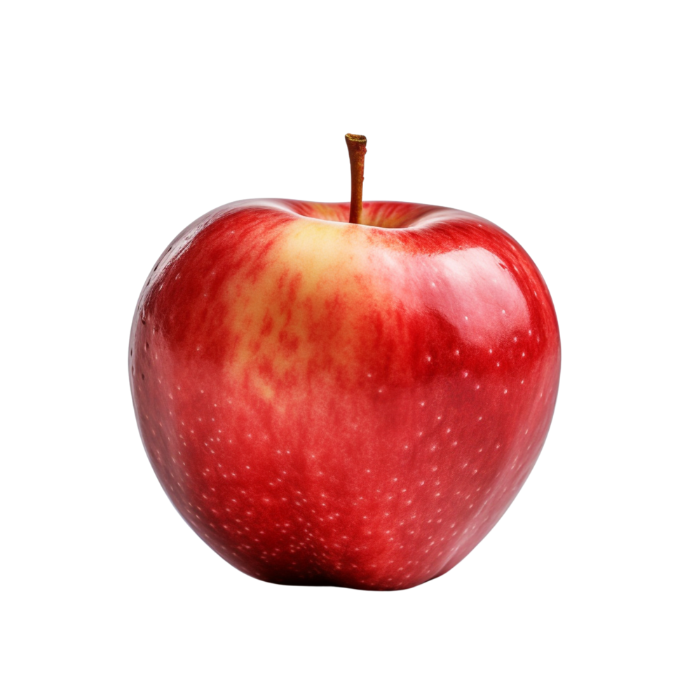 AI generated Red apple clip art png