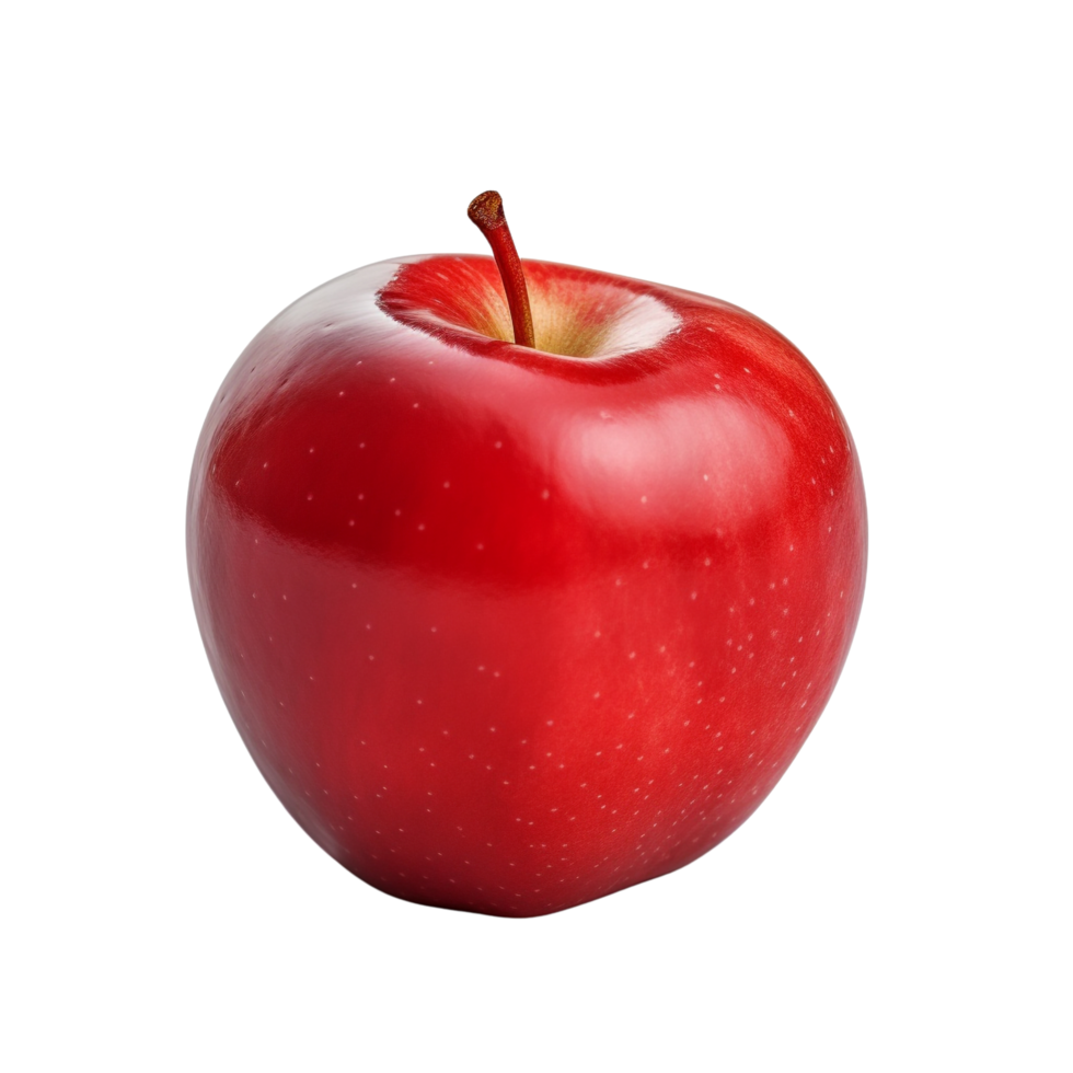 AI generated Red apple clip art png