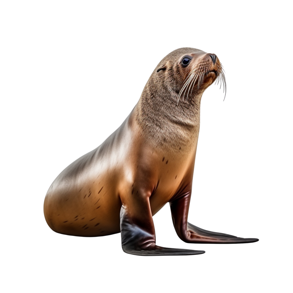 AI generated Sea lion clip art png