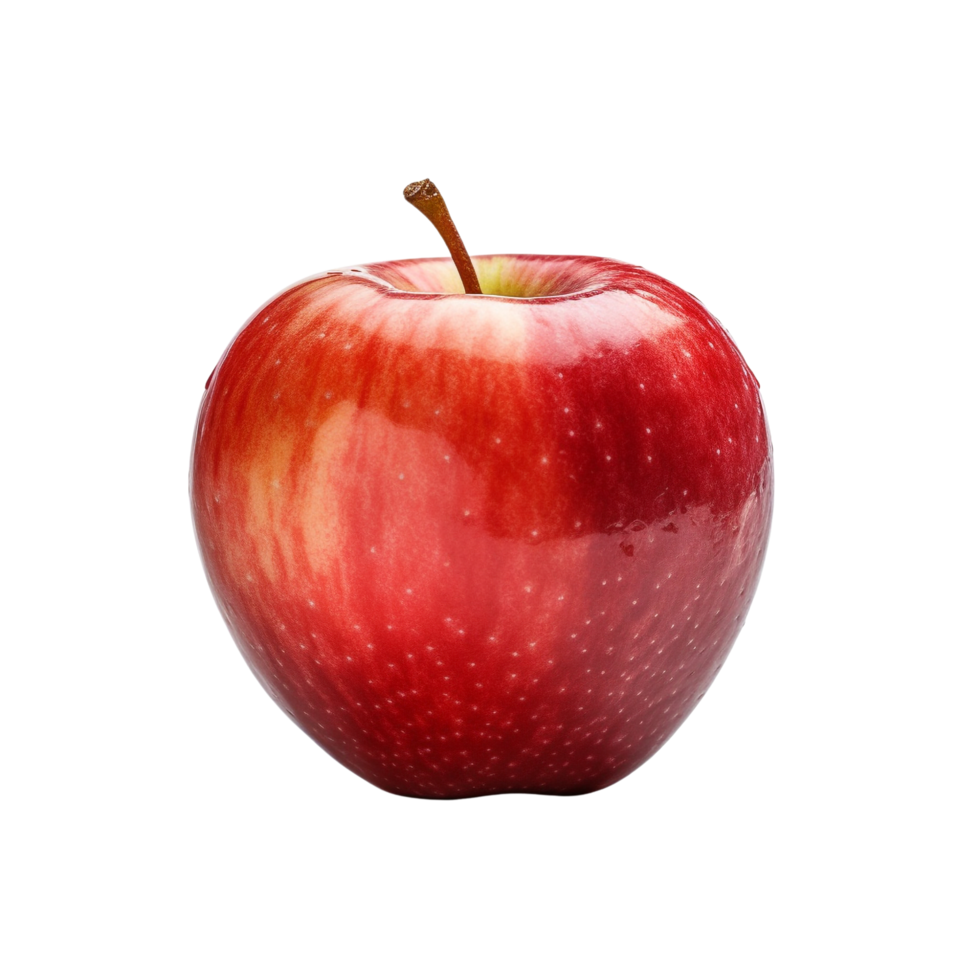 AI generated Red apple clip art png