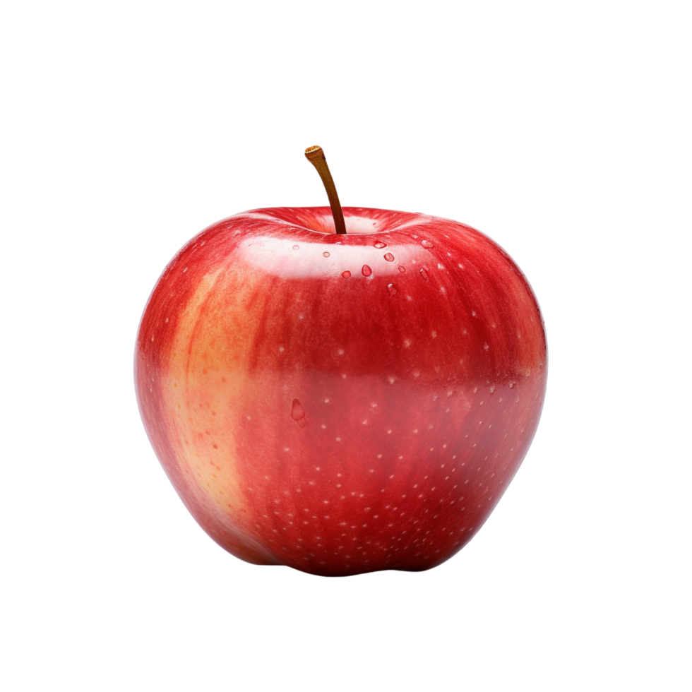 AI generated Red apple clip art png