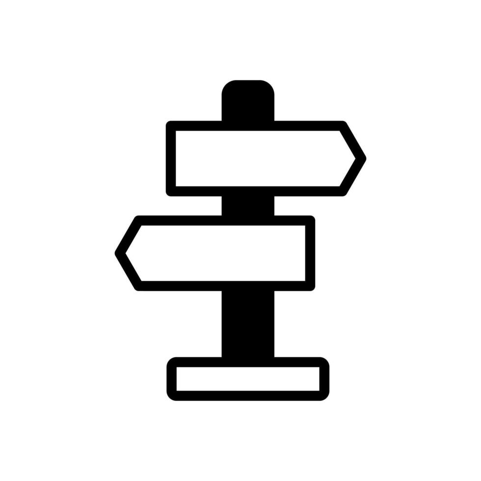 road sign icon symbol vector template collection