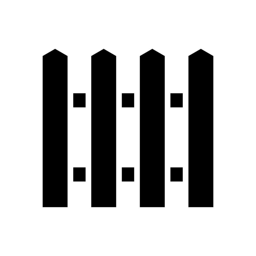fence icon symbol vector template collection