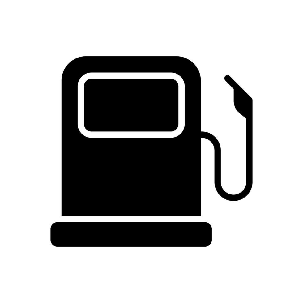 gas pump icon symbol vector template collection