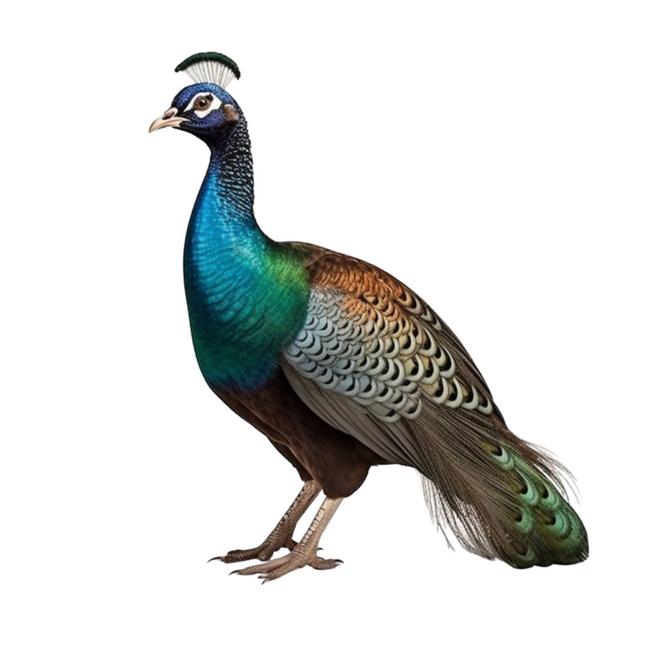 AI generated Peacook clip art png