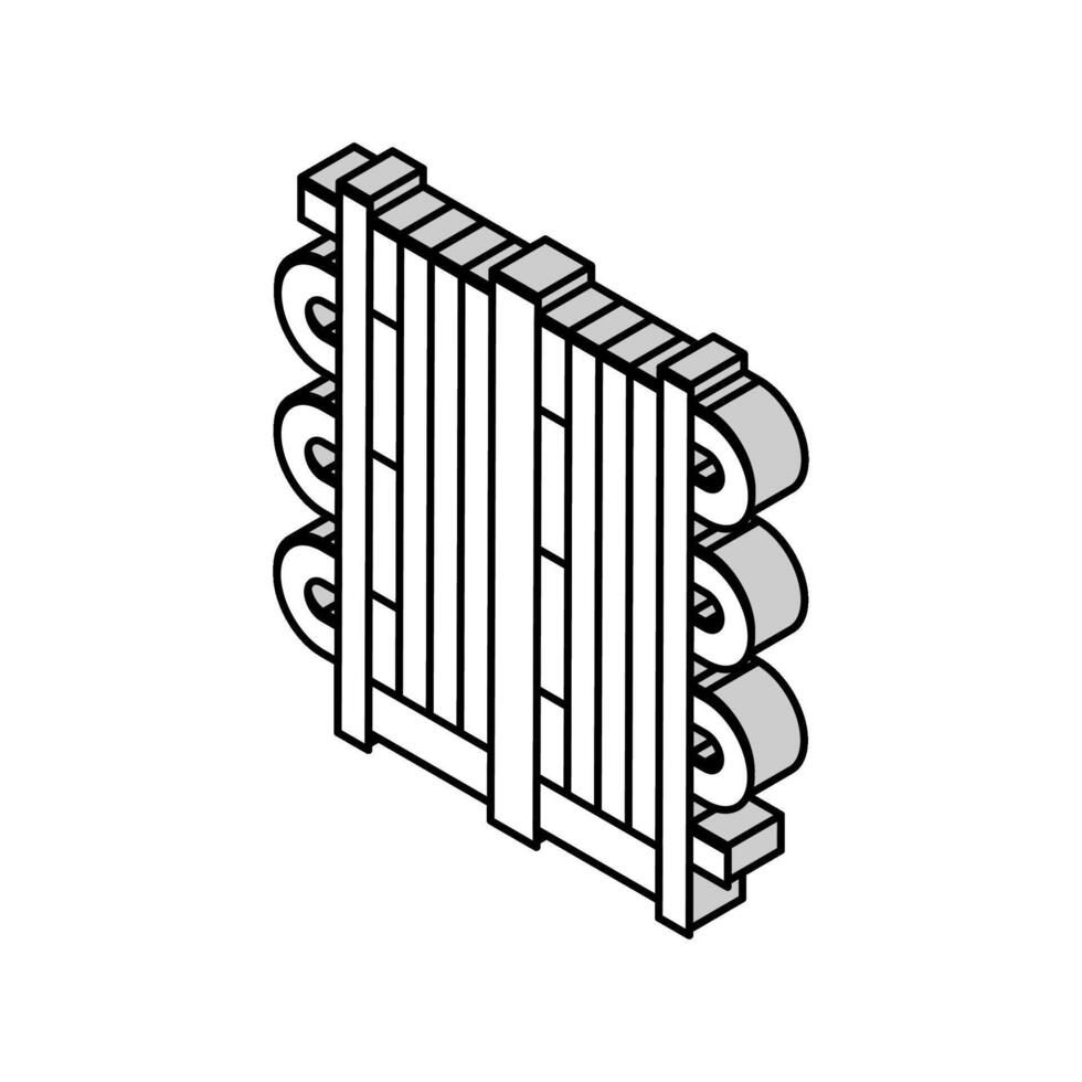 cooling beer production isometric icon vector illustration