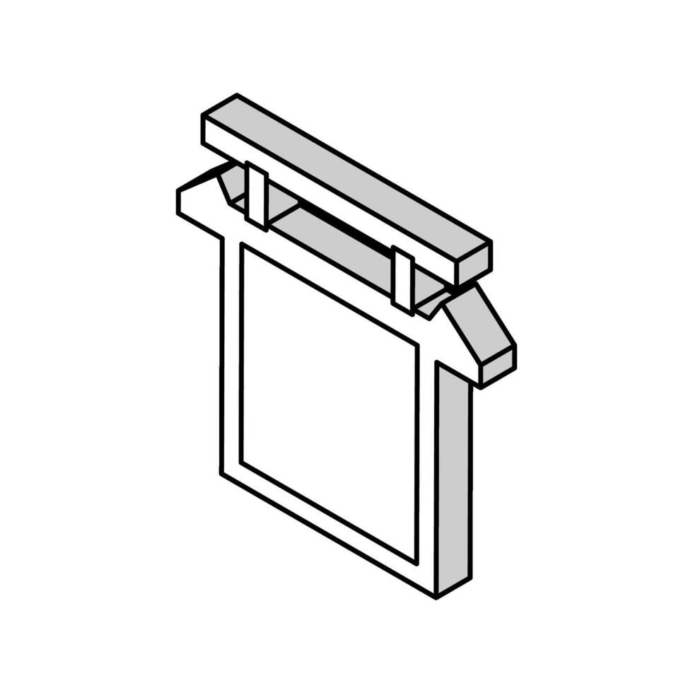 anodes copper cast isometric icon vector illustration
