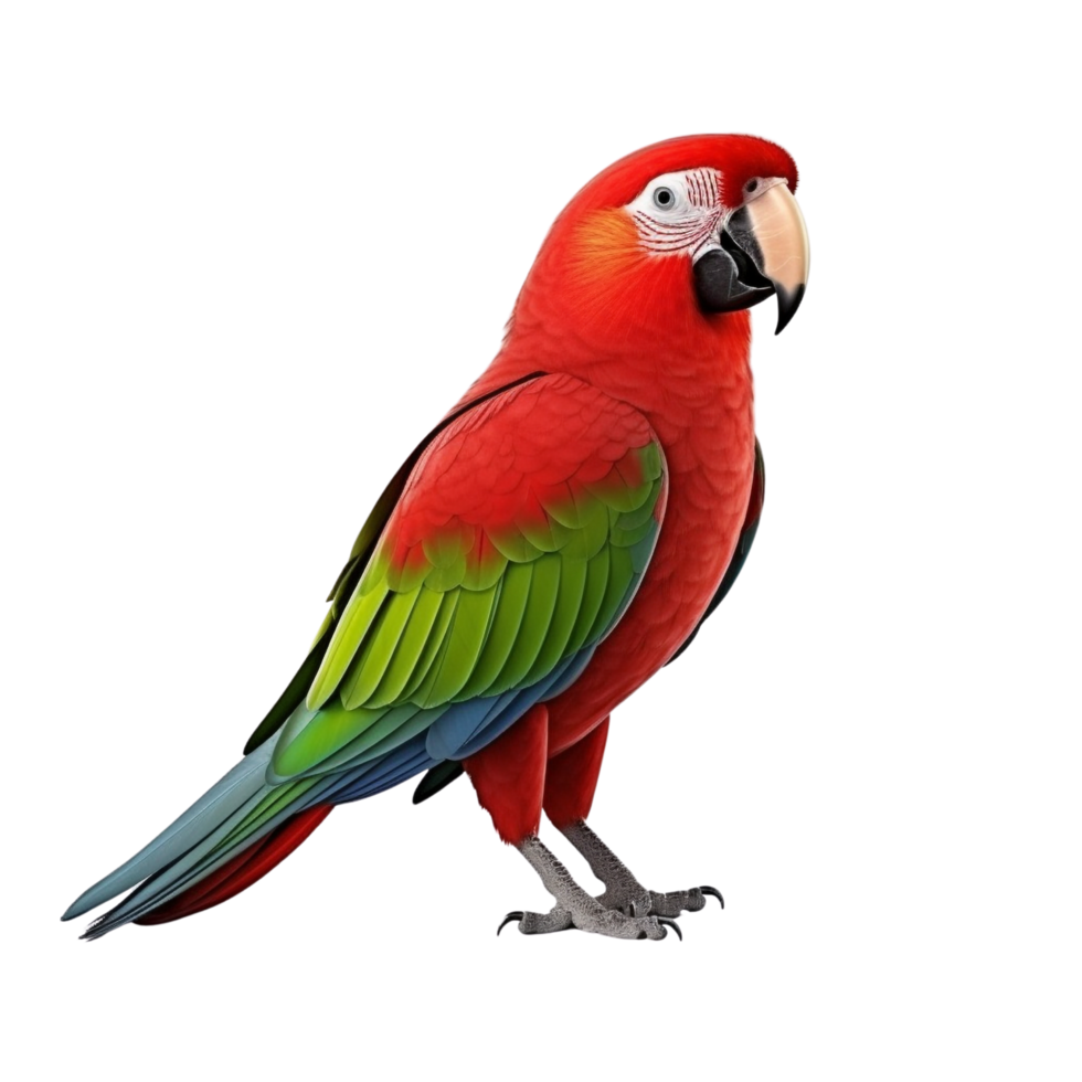 AI generated Parrot clip art png