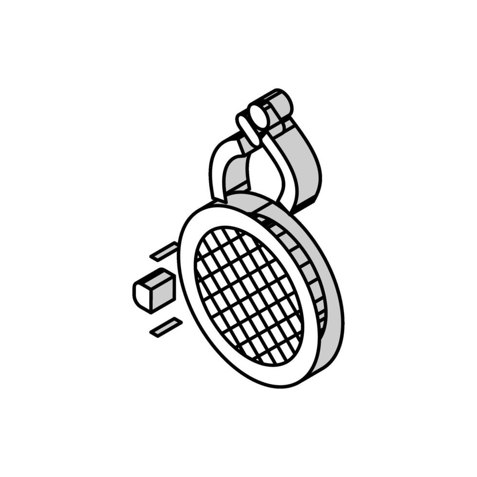 baby sound machine home accessory isometric icon vector illustration