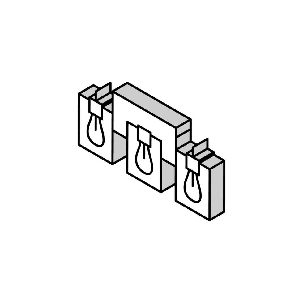 wall light bathroom interior isometric icon vector illustration