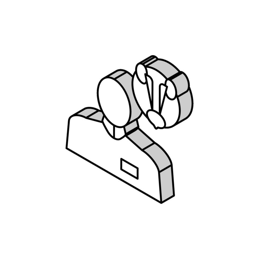 urology medical specialist isometric icon vector illustration