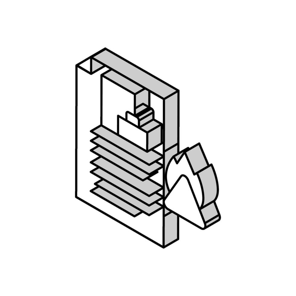 deception organizational crisis isometric icon vector illustration