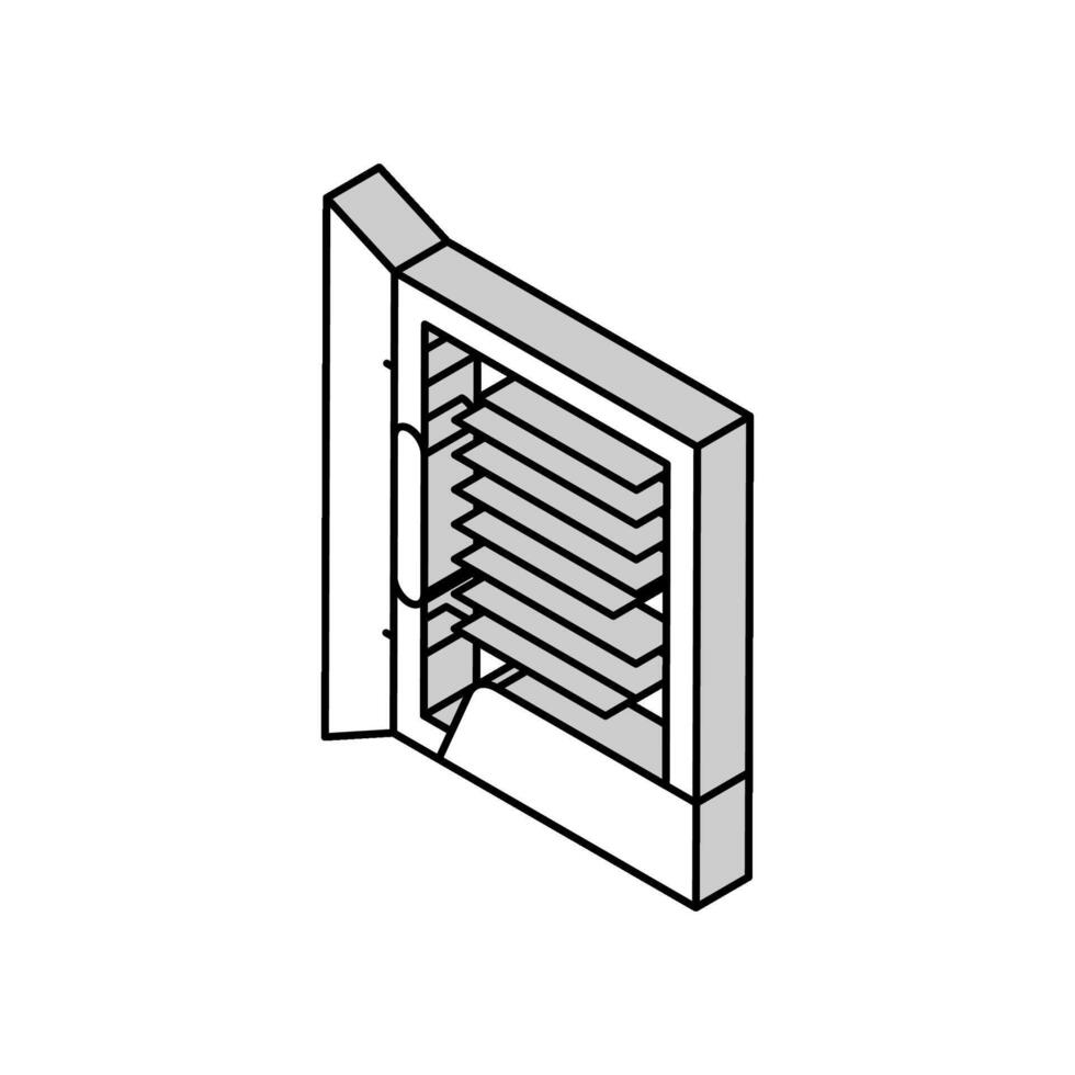 office document file isometric icon vector illustration