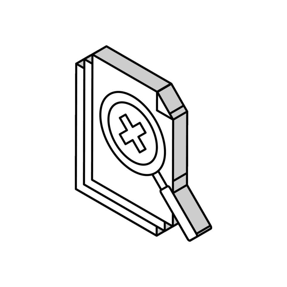 audit refuse isometric icon vector illustration