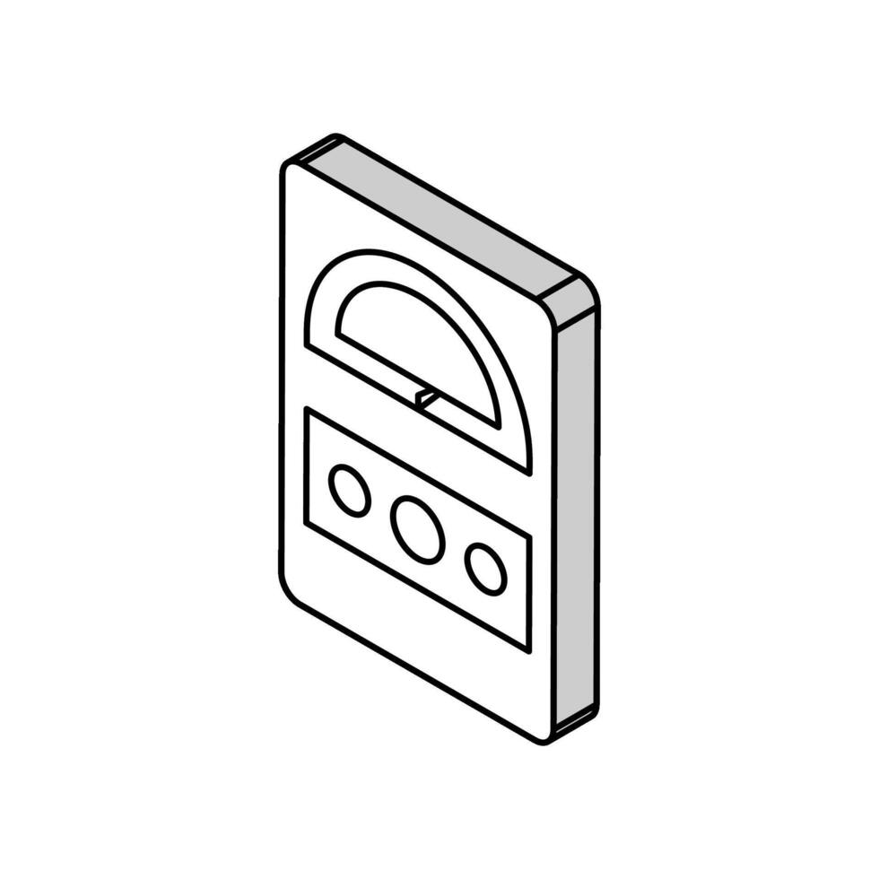 power supply tool work isometric icon vector illustration