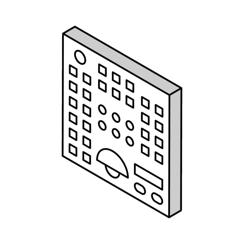 electrical circuit tool work isometric icon vector illustration