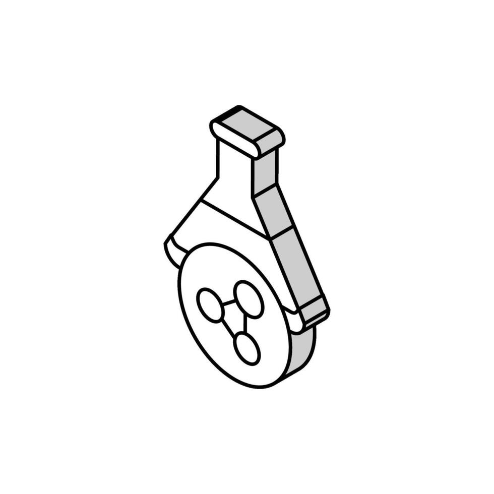 chemicals and solvents tool work isometric icon vector illustration