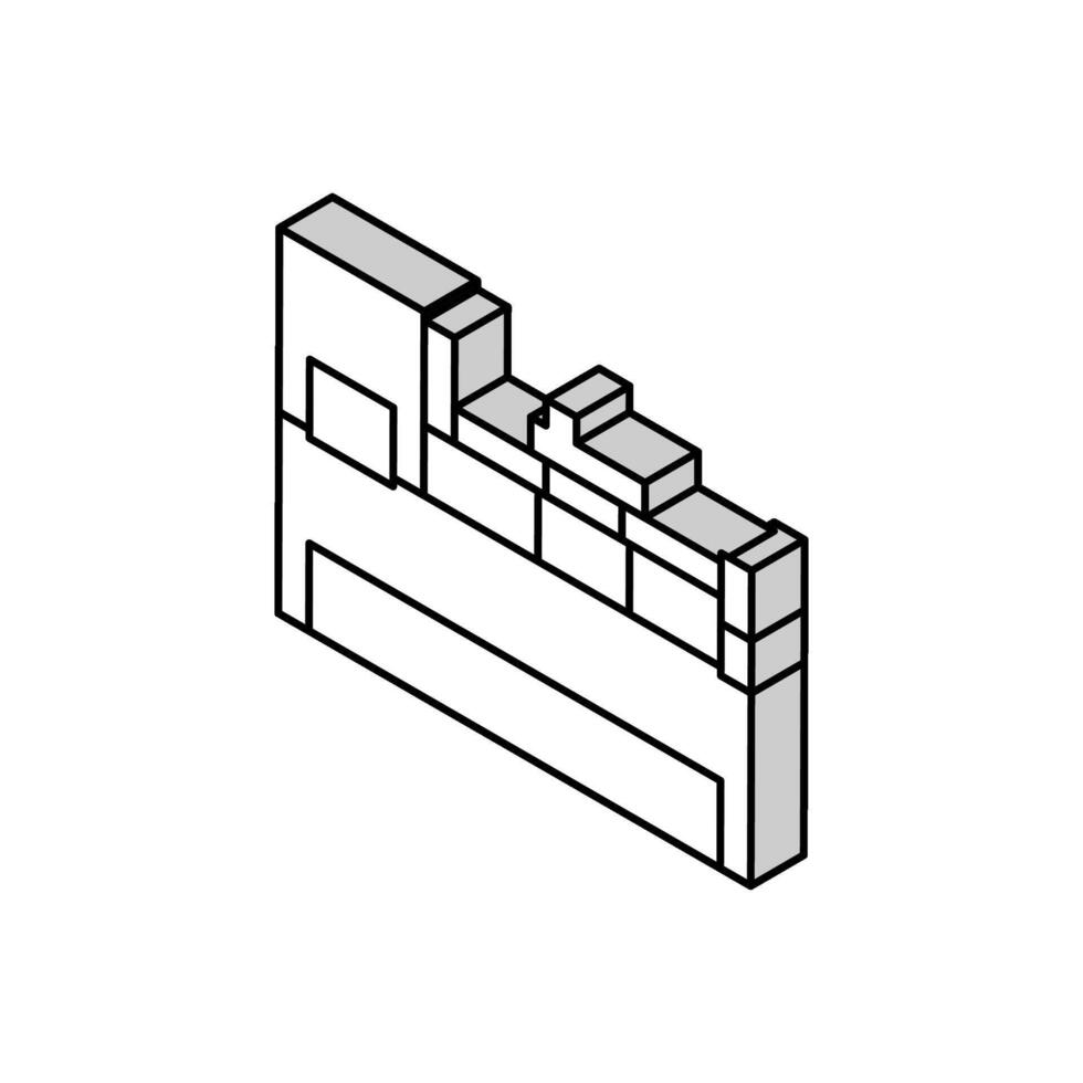 soldering iron tool work isometric icon vector illustration