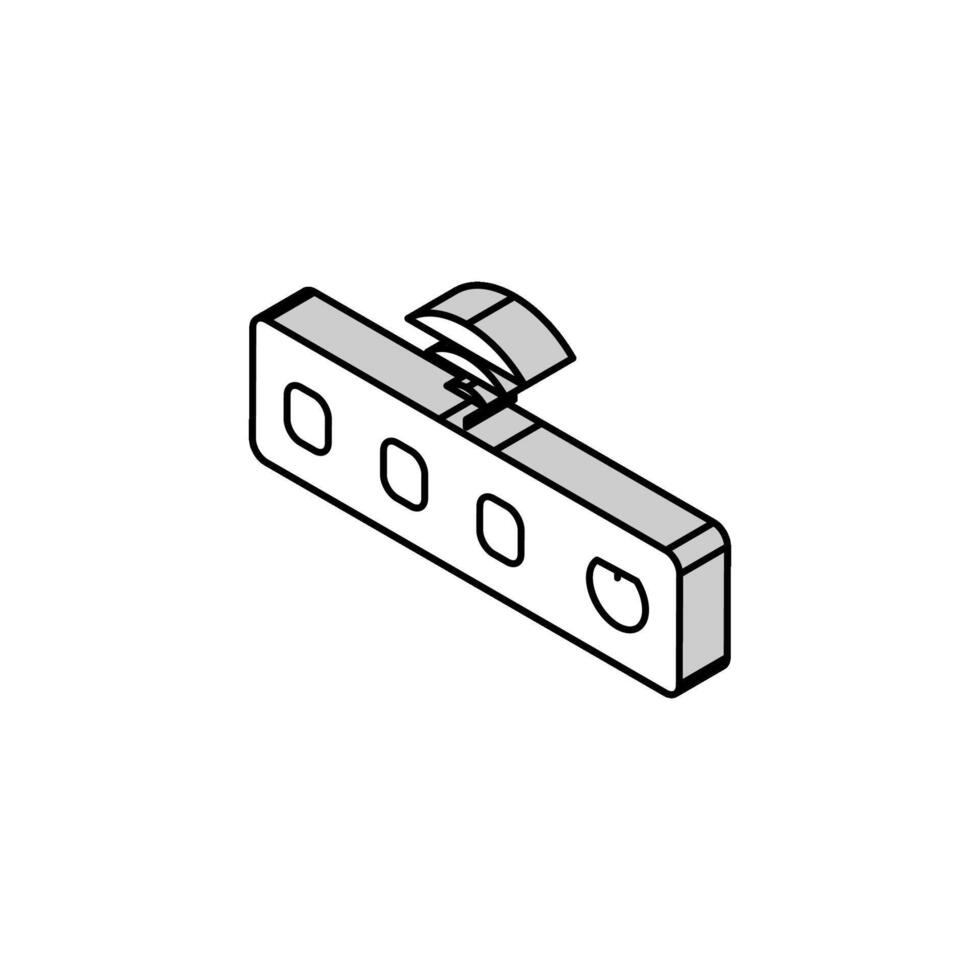 smart power strip home isometric icon vector illustration