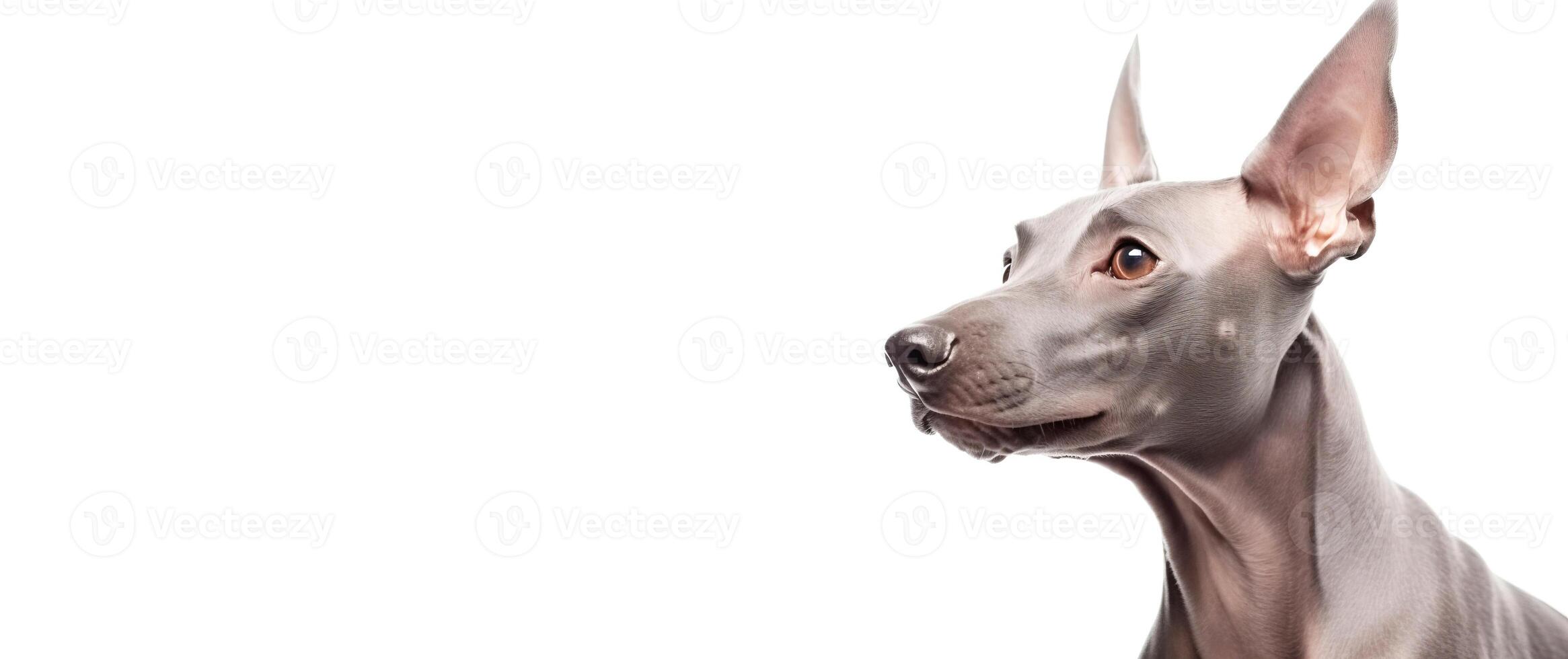 AI generated Mexican Hairless Dog Xoloitzcuintli purebred beautiful breed of dog, background nature photo