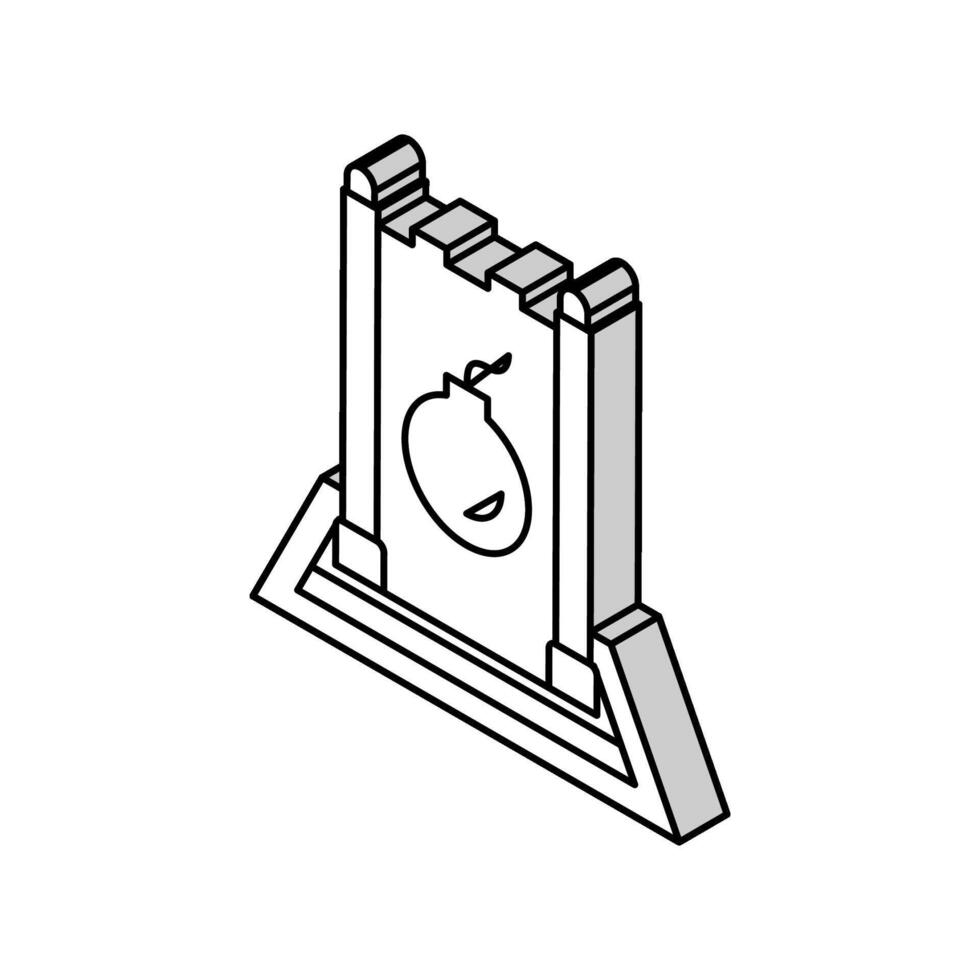 stratego board game isometric icon vector illustration
