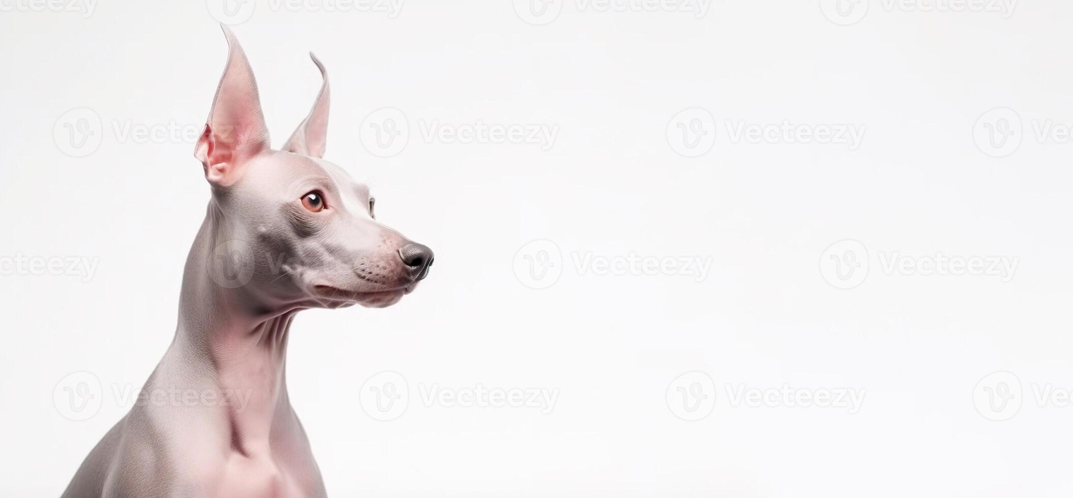 AI generated Mexican Hairless Dog Xoloitzcuintli purebred beautiful breed of dog, background nature photo