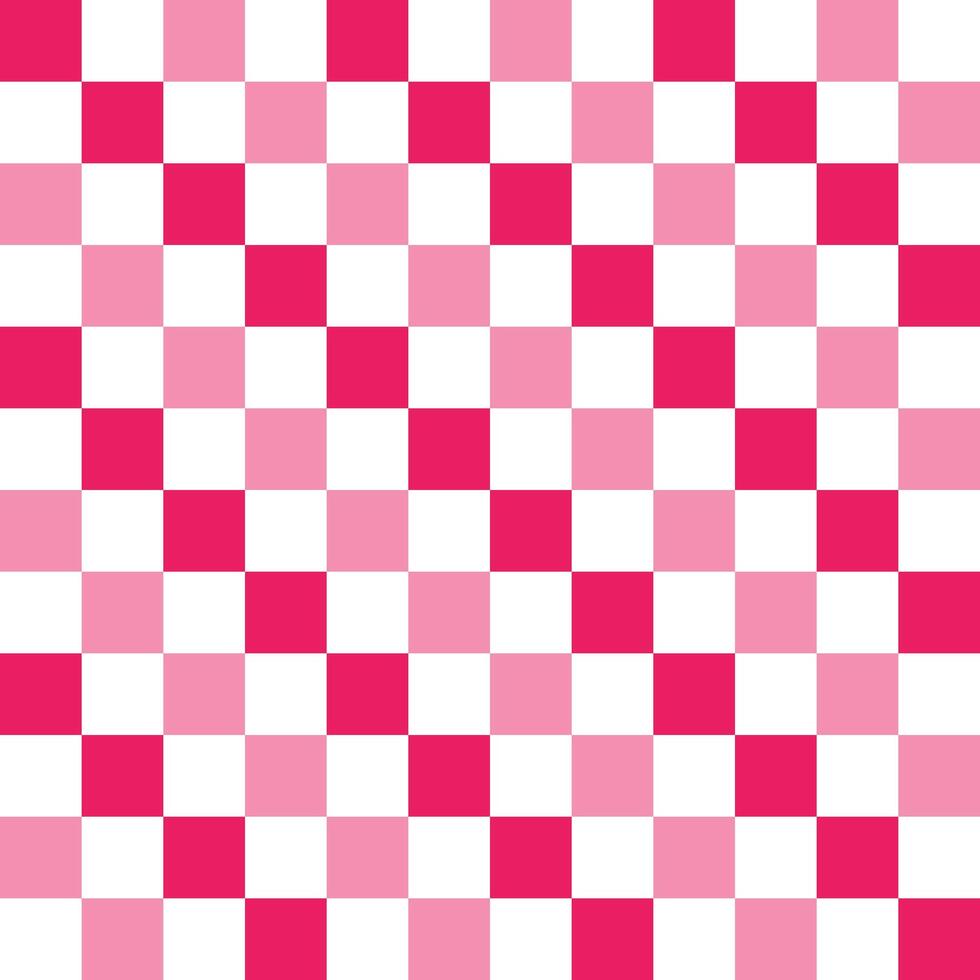Pink checker pattern. checker seamless pattern vector. checker pattern. Decorative elements, floor tiles, wall tiles, bathroom tiles, swimming pool tiles. vector