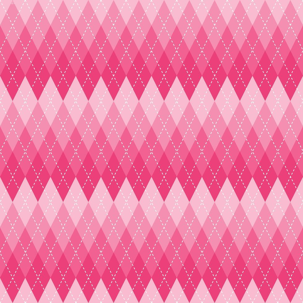 rosado degradado argyle modelo. argyle vector modelo. argyle modelo. sin costura geométrico modelo para ropa, envase papel, fondo, fondo, regalo tarjeta, suéter.