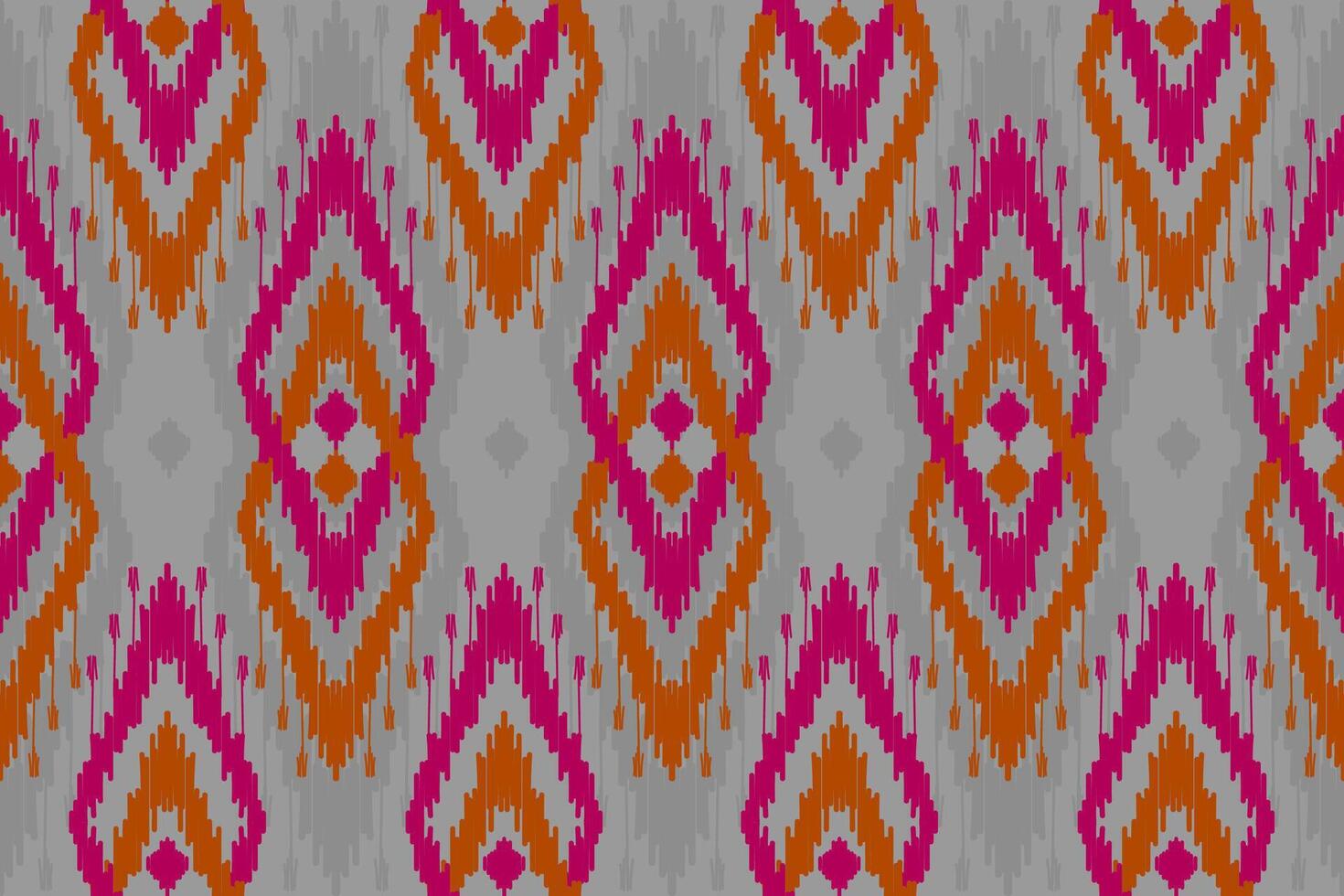 Beautiful ethnic tribal pattern art. Ethnic ikat seamless pattern. American and Mexican style. vector