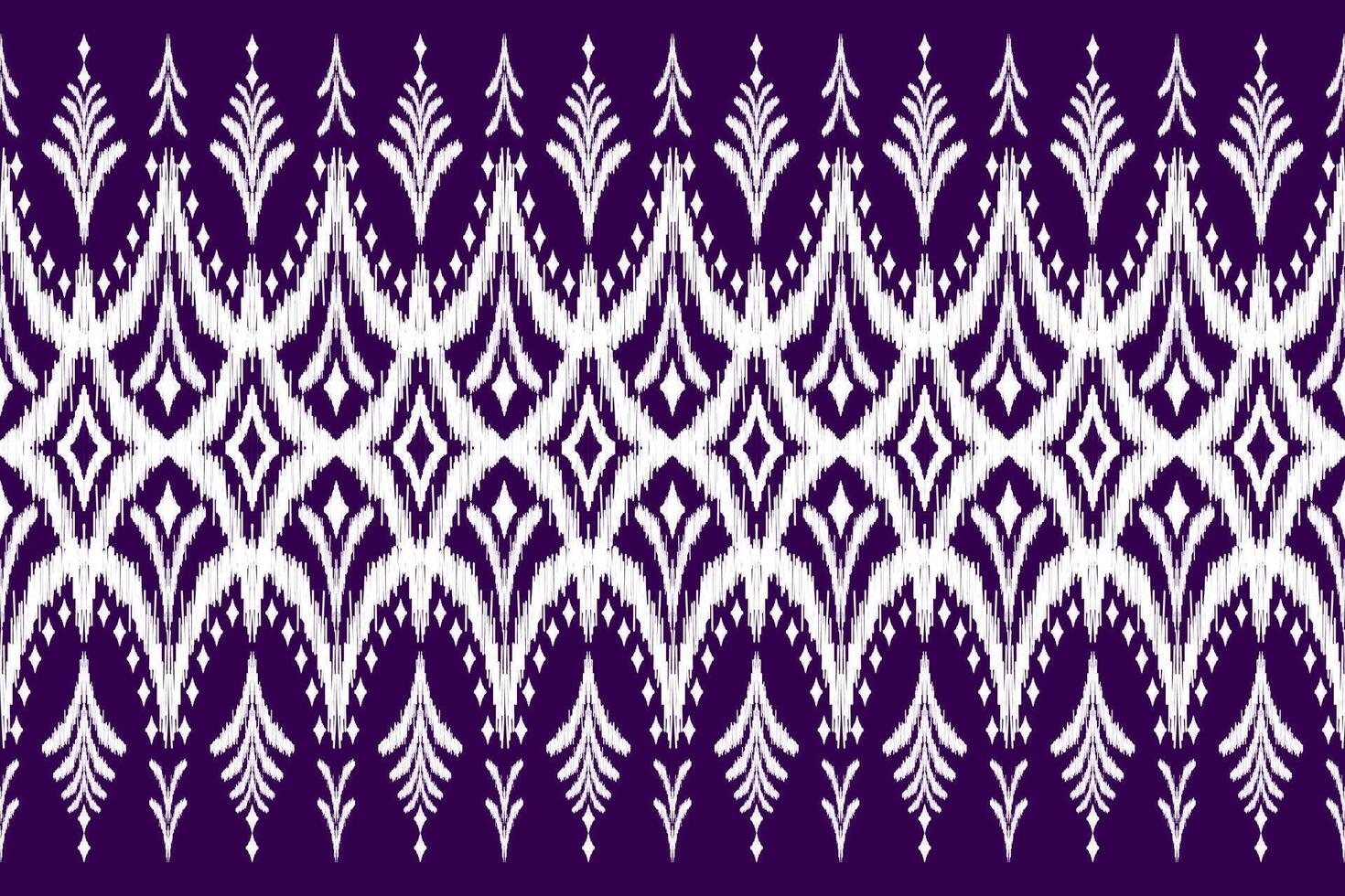 alfombra etnica ikat art. patrón sin costuras en tribal. estampado de adornos geométricos aztecas. vector