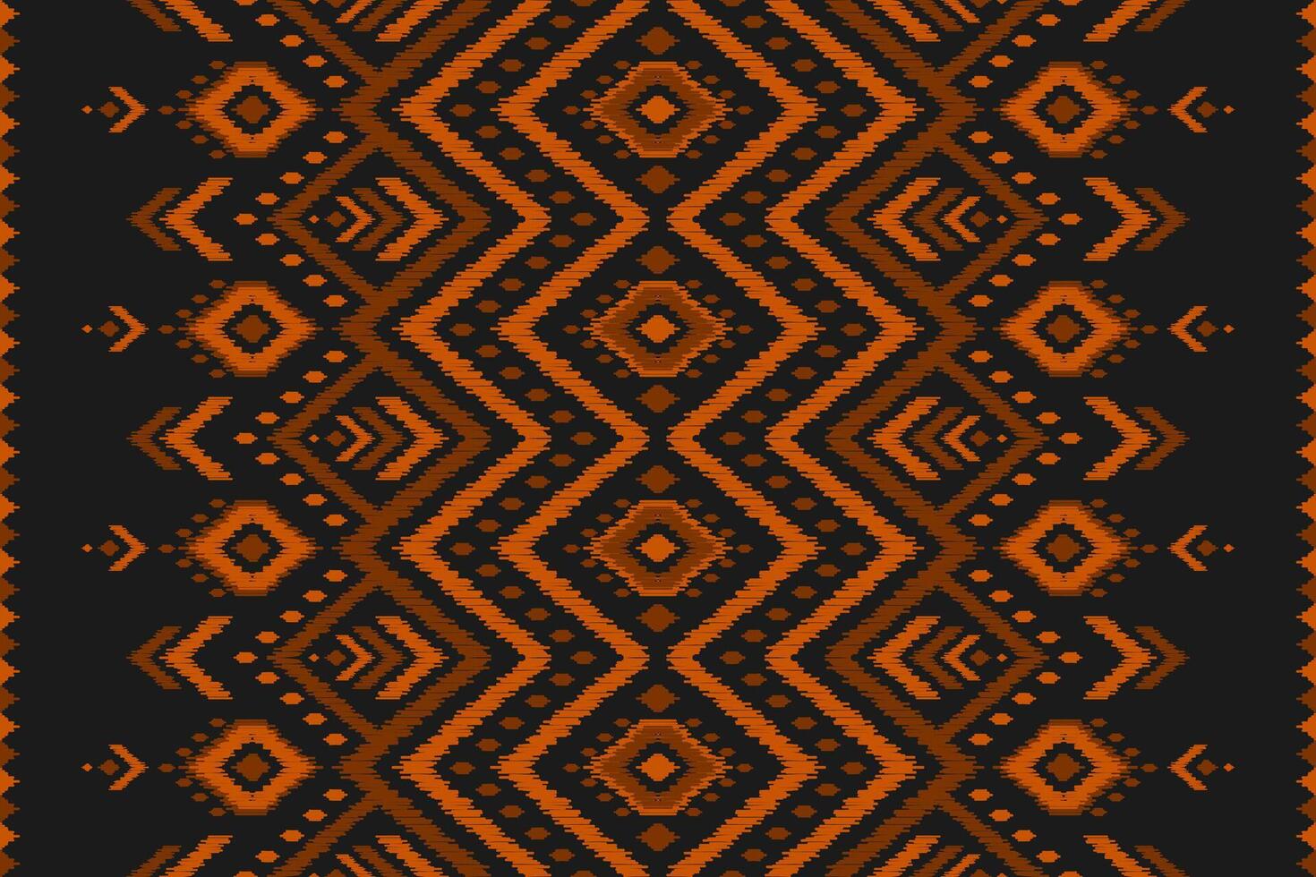 arte de patrón tribal étnico de alfombras. patrón étnico ikat sin fisuras. estilo americano, mexicano. vector