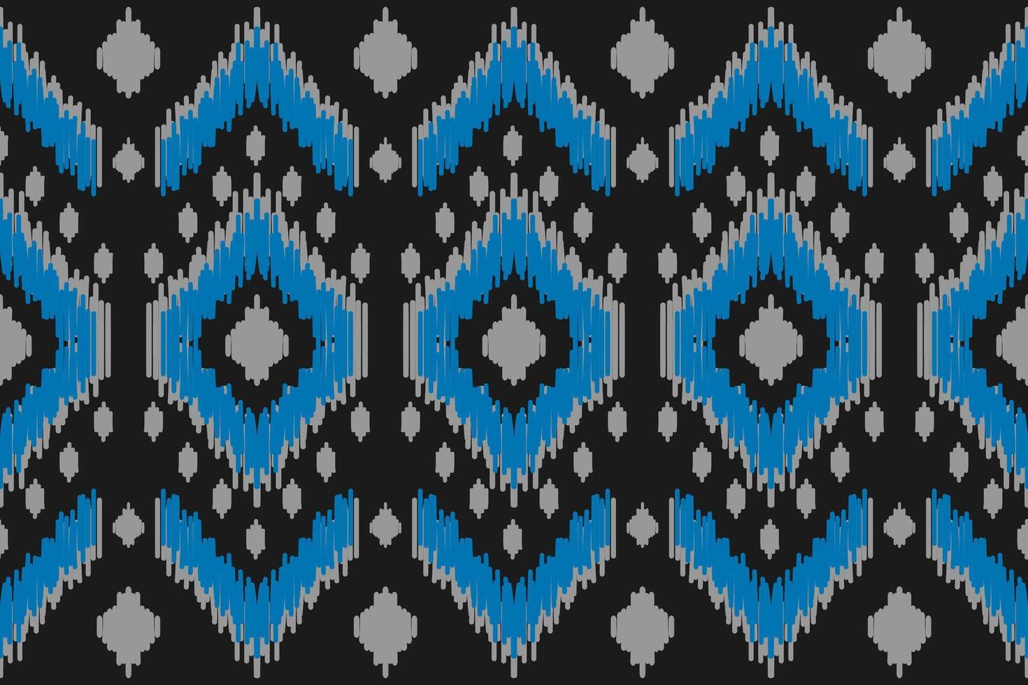 arte de patrones étnicos abstractos. ikat de patrones sin fisuras tradicional. estilo americano, mexicano. vector