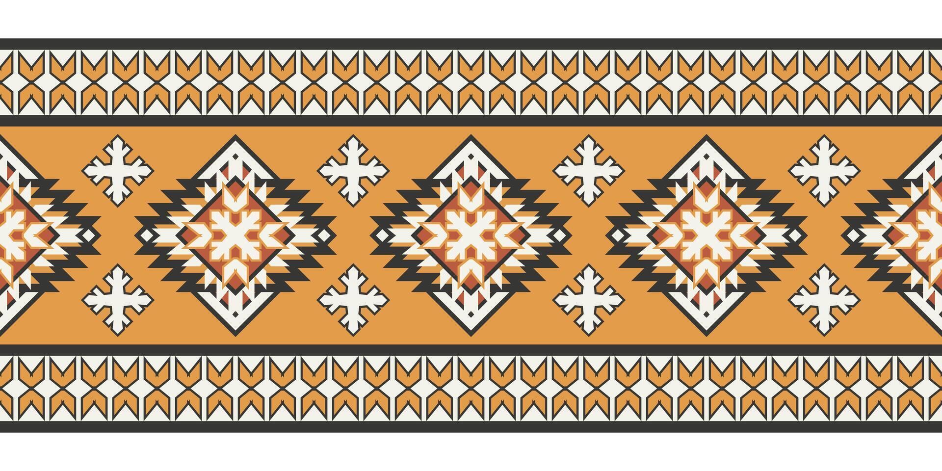 azteca tribal geométrico étnico sin costura modelo. étnico oriental raya frontera ornamento vector. Clásico nativo americano africano mexicano. tradicional ornamento. diseño textil, tela, alfombra, envase. vector