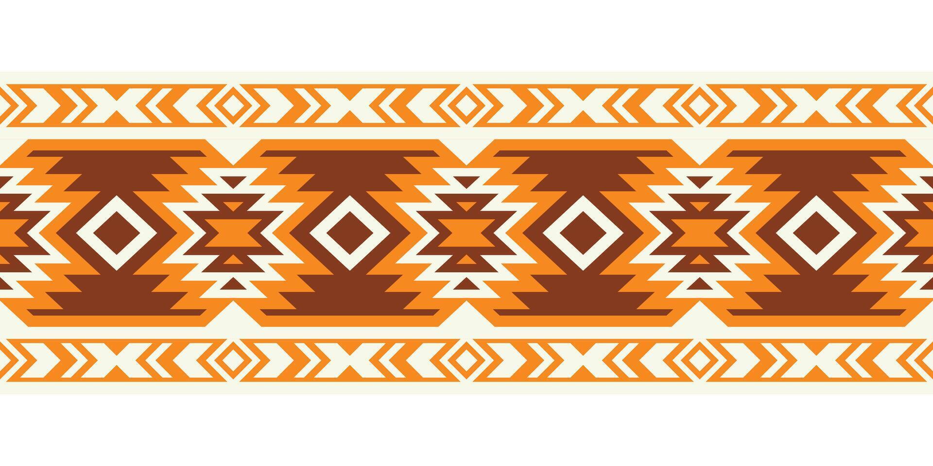 azteca tribal geométrico étnico sin costura modelo. étnico oriental raya frontera ornamento vector. Clásico nativo americano africano mexicano. tradicional ornamento. diseño textil, tela, alfombra, envase. vector