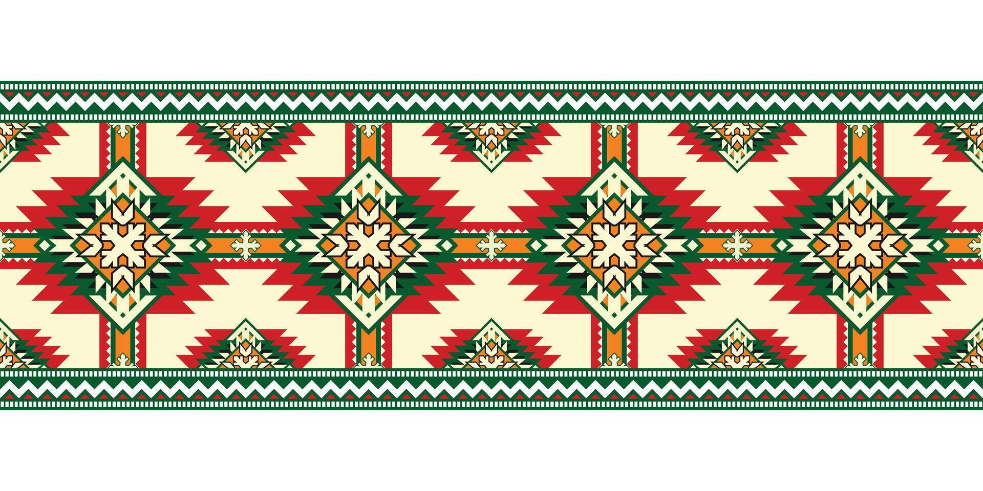 azteca tribal geométrico étnico sin costura modelo. étnico oriental raya frontera ornamento vector. Clásico nativo americano africano mexicano. tradicional ornamento. diseño textil, tela, alfombra, envase. vector