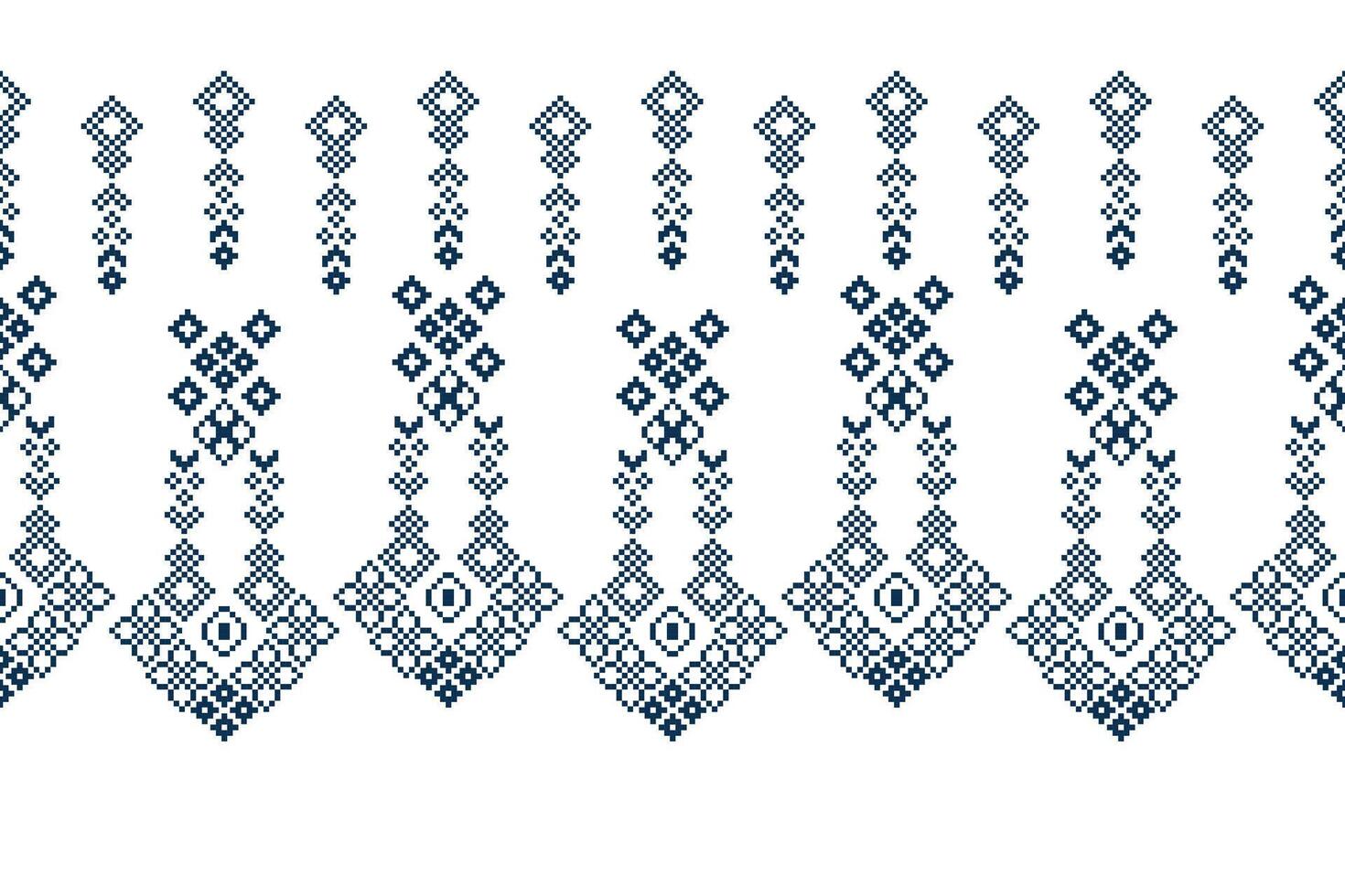 tradicional étnico motivos ikat geométrico tela modelo cruzar puntada.ikat bordado étnico oriental píxel blanco fondo.abstracto,vector,ilustración. textura,bufanda,decoración,papel tapiz. vector