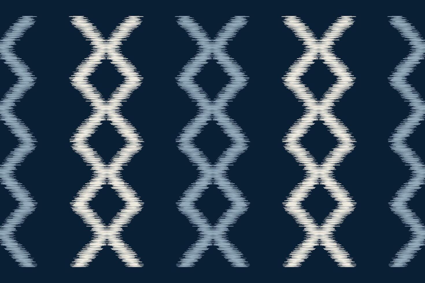 tradicional étnico ikat motivo tela modelo geométrico estilo.africano ikat bordado étnico oriental modelo azul antecedentes fondo de pantalla. resumen,vector,ilustración.textura,marco,decoración. vector