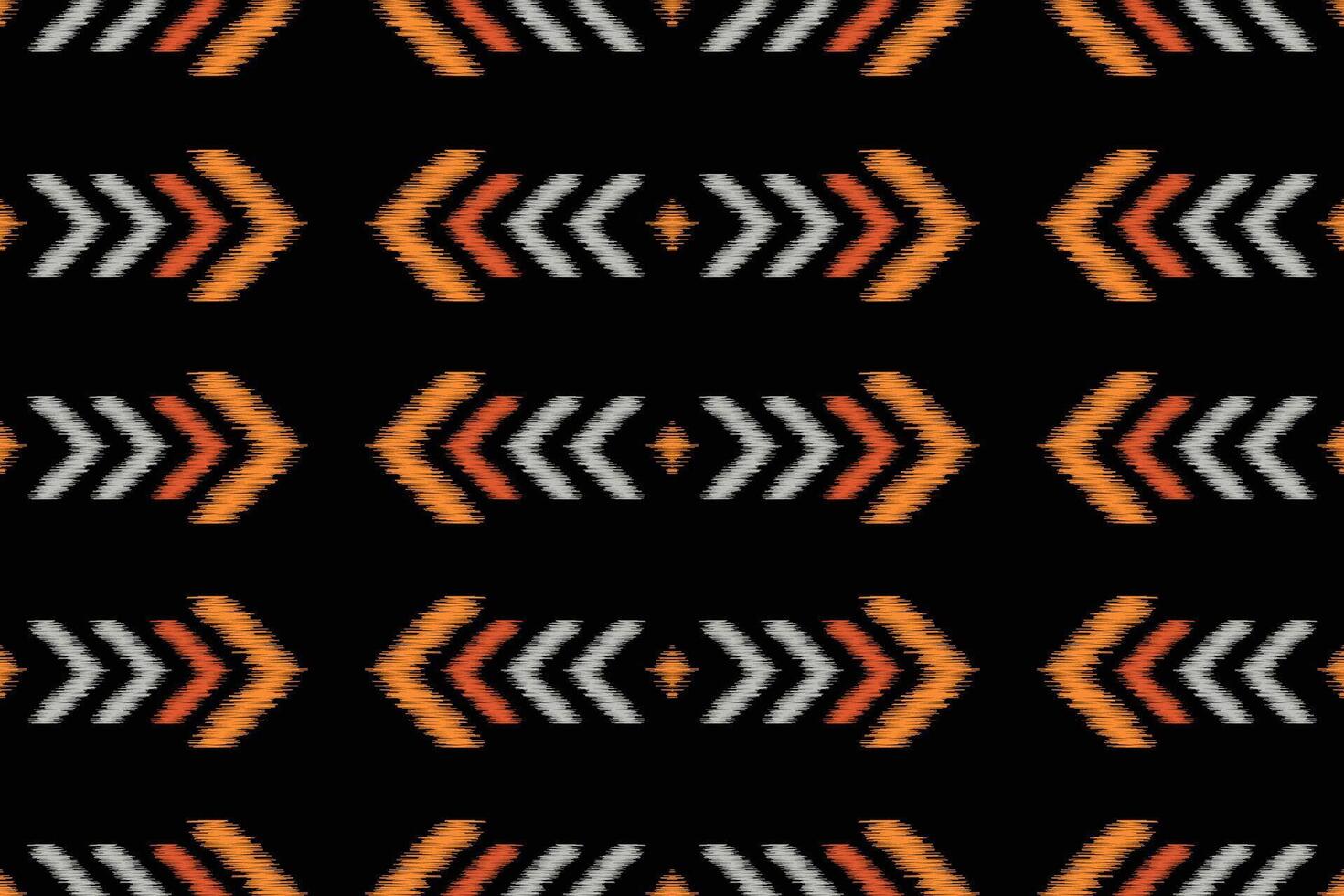 Traditional Ethnic ikat motif fabric pattern geometric style.African Ikat embroidery Ethnic oriental pattern black background wallpaper. Abstract,vector,illustration.Texture,frame,decoration. vector