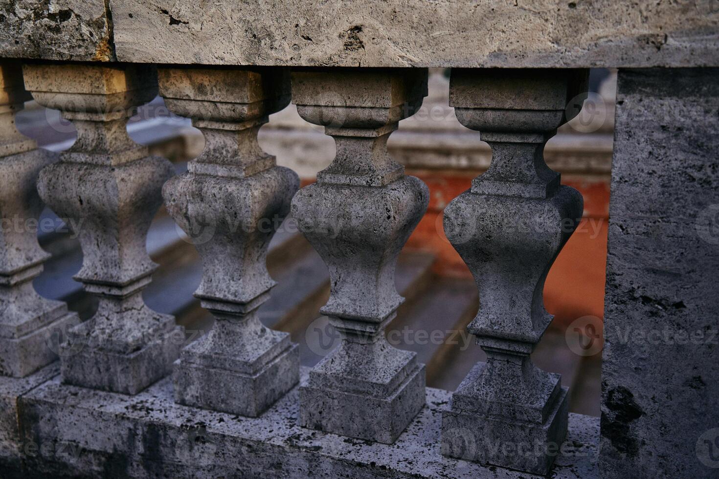 gris Roca barandilla, Roca estructura, antecedentes foto