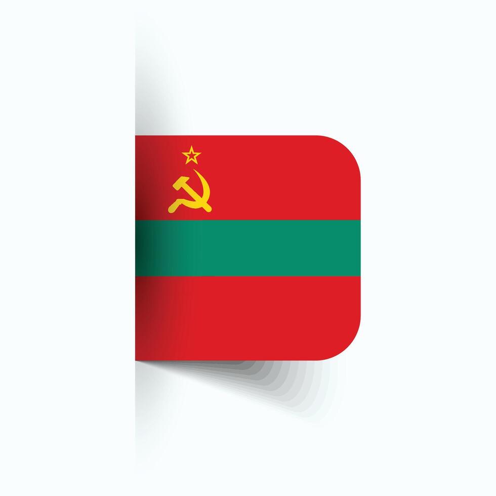Transnistria national flag, Transnistria National Day, EPS10. Transnistria flag vector icon