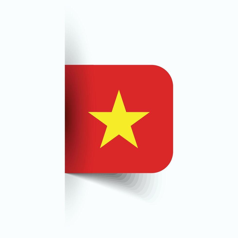 Vietnam nacional bandera, Vietnam nacional día, eps10. Vietnam bandera vector icono