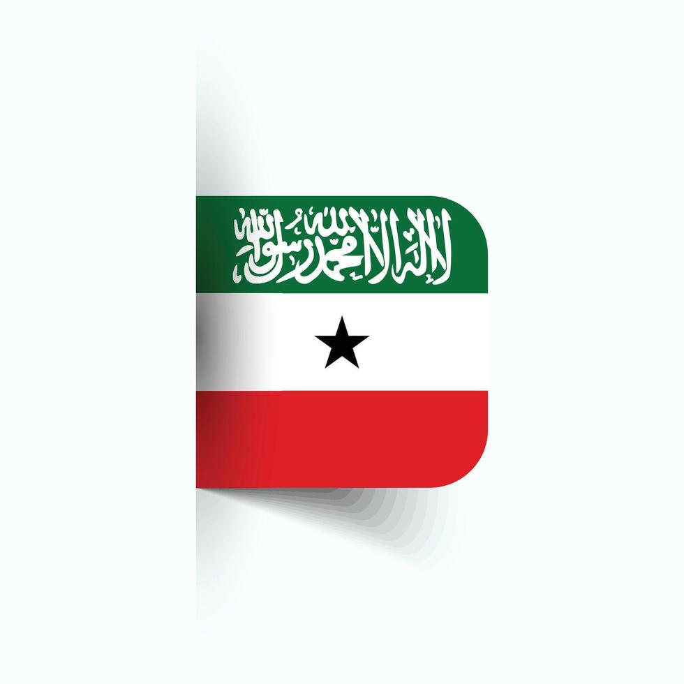 somalí tierra nacional bandera, somalí tierra nacional día, eps10. somalí tierra bandera vector icono