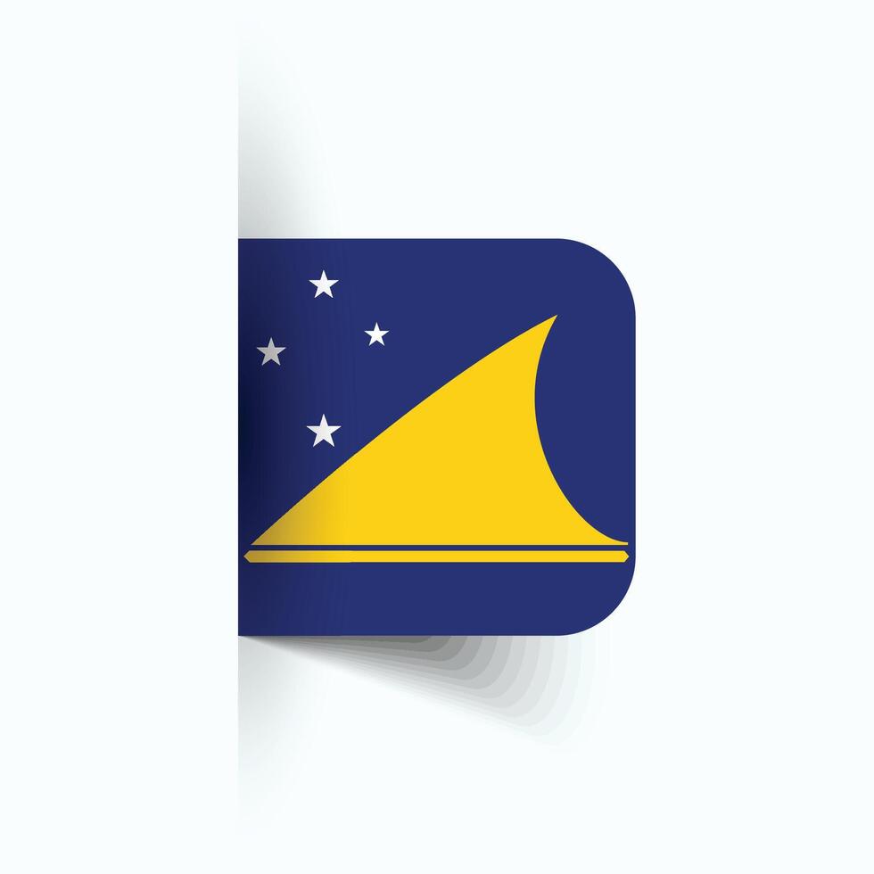 tokelau nacional bandera, tokelau nacional día, eps10. tokelau bandera vector icono