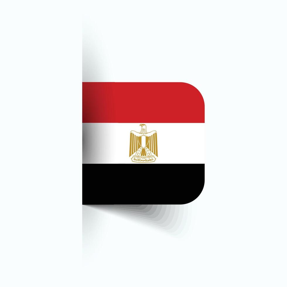 Egipto nacional bandera, Egipto nacional día, eps10. Egipto bandera vector icono