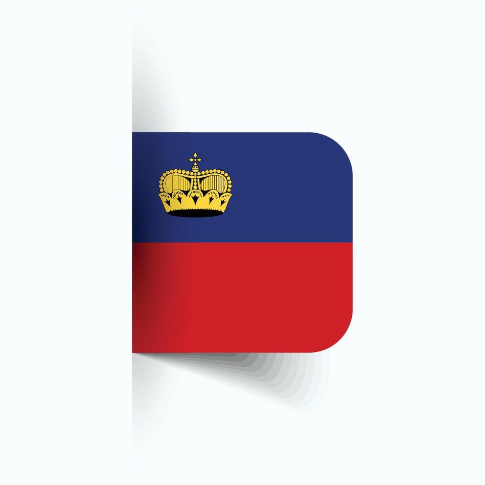 Liechtenstein nacional bandera, Liechtenstein nacional día, eps10. Liechtenstein bandera vector icono