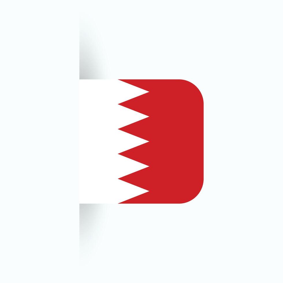 bahrein nacional bandera, bahrein nacional día, eps10. bahrein bandera vector icono