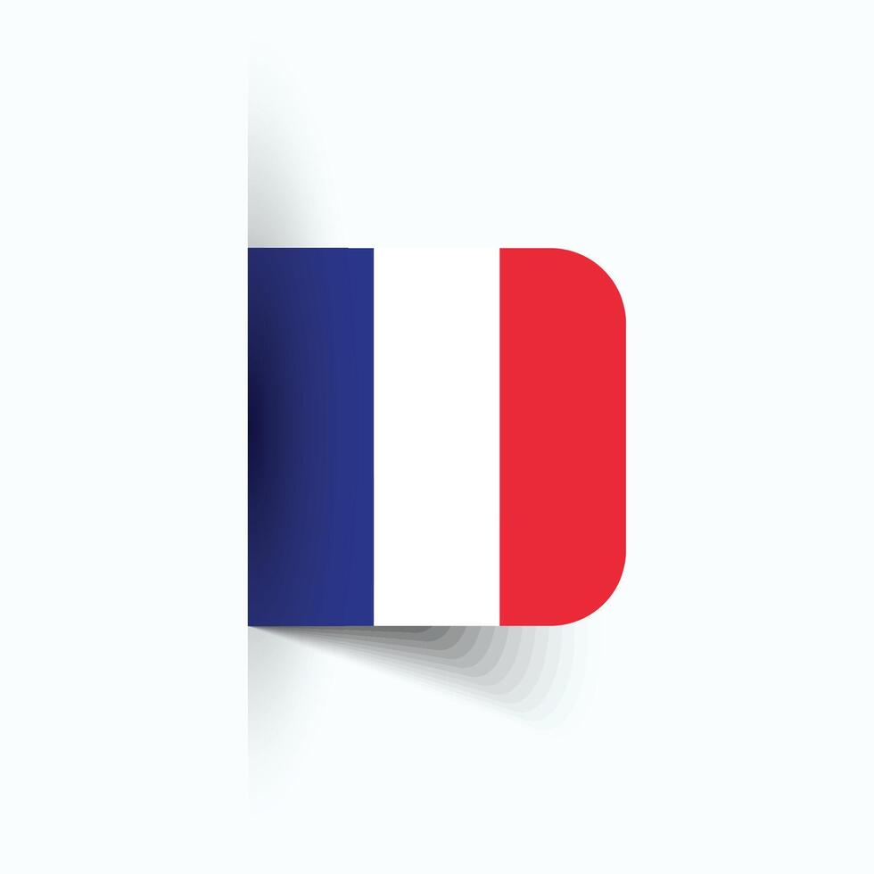 France national flag, France National Day, EPS10. France flag vector icon